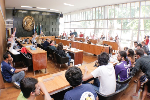 Conselho de Ensino de Graduação (CEG). Foto: Renan Silva